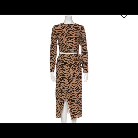 Reformation Marita Midi animal print dress - Picture 8 of 16
